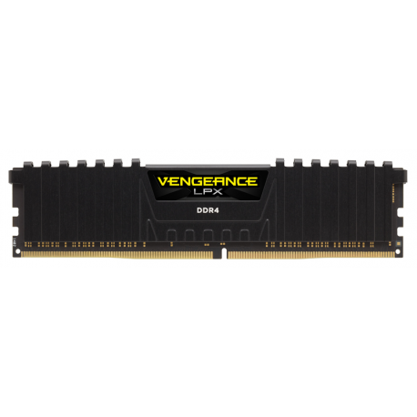 CORSAIR Vengeance LPX - DDR4 - kit - 32 GB: 2 x 16 GB - DIMM 288-pin - 3200 MHz  /  PC4-25600 - CL16 - 1.35 V - unbuffered - non-ECC - black - 3