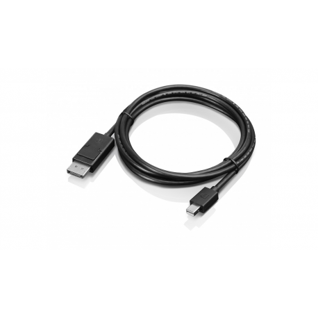 Lenovo - DisplayPort cable - Mini DisplayPort (M) to DisplayPort (M) - 2 m - for ThinkPad L470; L570; P51; T470; W550; ThinkStation P330 Gen 2; P34X; P350; P520; P620 - 3