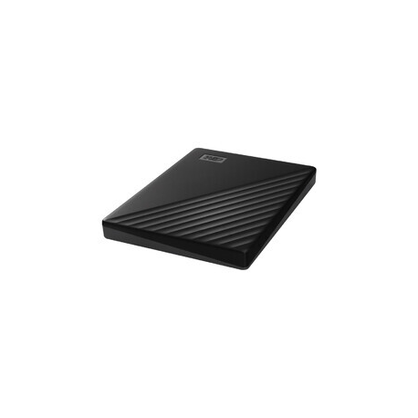 WD My Passport WDBPKJ0040BBK - Hard drive - encrypted - 4 TB - external (portable) - USB 3.2 Gen 1 - 256-bit AES - black - 3