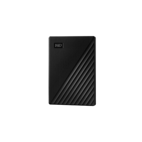 WD My Passport WDBYVG0010BBK - Hard drive - encrypted - 1 TB - external (portable) - USB 3.2 Gen 1 - 256-bit AES - black - 5