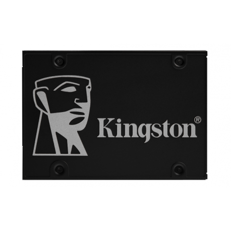 Kingston KC600 - SSD - encrypted - 1 TB - internal - 2.5" - SATA 6Gb / s - 256-bit AES - Self-Encrypting Drive (SED), TCG Opal Encryption - 0