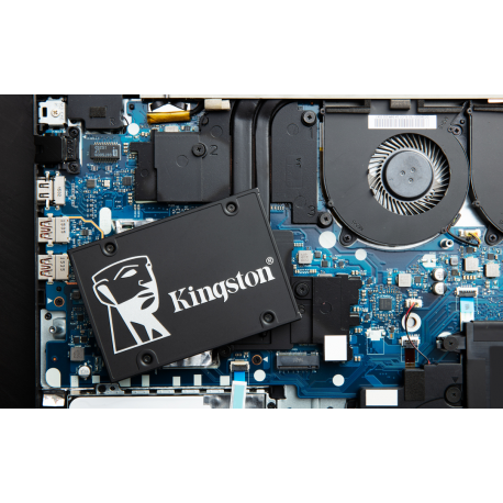 Kingston KC600 - SSD - encrypted - 1 TB - internal - 2.5" - SATA 6Gb / s - 256-bit AES - Self-Encrypting Drive (SED), TCG Opal Encryption - 6