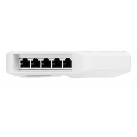 Ubiquiti UniFi Switch USW-FLEX - Switch - Managed - 4 x 10 / 100 / 1000 (PoE) + 1 x 10 / 100 / 1000 (PoE) - wall-mountable, pole-mountable - PoE (46 W) - 3