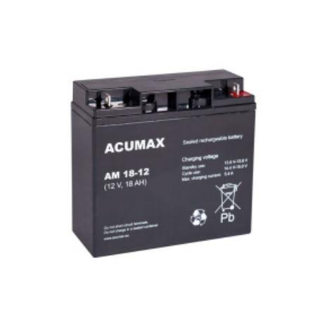 BATTERY 12V 18AH VRLA/AM18-12 ACUMAX EMU - 0