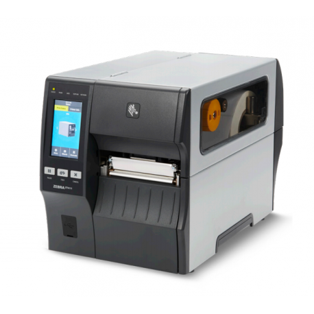 Zebra ZT400 Series ZT411 - Label printer - direct thermal  /  thermal transfer - Roll (10.8cm) - 300 dpi - up to 254 mm / sec - USB 2.0, LAN, serial, USB host, Bluetooth 4.1 - rewinder, peeler - 0