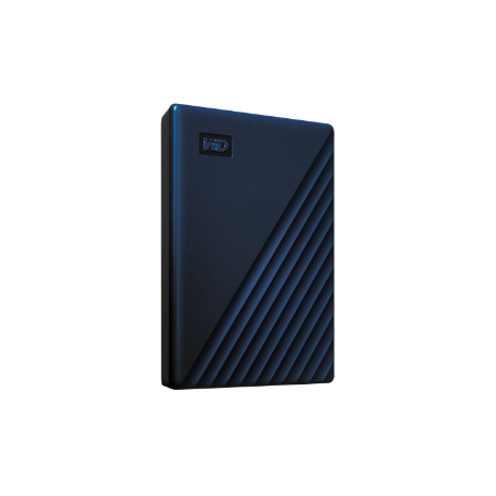 WD My Passport for Mac WDBA2F0050BBL - Hard drive - encrypted - 5 TB - external (portable) - USB 3.2 Gen 1 - 256-bit AES - midnight blue - 2