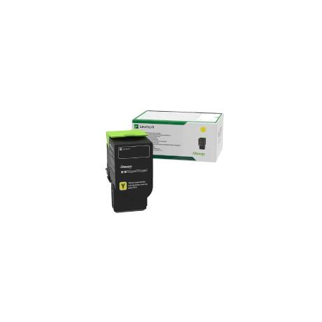 Lexmark - Ultra High Yield - yellow - original - toner cartridge LCCP, LRP - for Lexmark CS521dn, CS622de, CX622ade, CX622de, CX625ade, CX625adhe, CX625de - 0