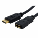StarTech.com 6 ft DisplayPort Video Extension Cable - M / F - DisplayPort extension cable - DisplayPort (M) to DisplayPort (F) - 1.8 m - latched, molded - black - for P / N: DP2MDPMF6IN