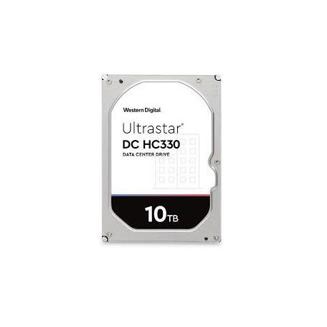 WD Ultrastar DC HC330 WUS721010AL5204 - Hard drive - encrypted - 10 TB - internal - 3.5" - SAS 12Gb / s - 7200 rpm - buffer: 256 MB - 0