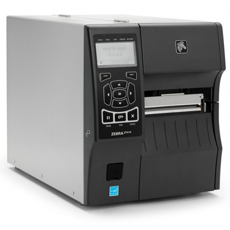 Zebra ZT400 Series ZT411 - Label printer - direct thermal / thermal transfer - Roll (11.4 cm) - 203 dpi - up to 356 mm / sec - USB 2.0, LAN, serial, USB host, Bluetooth 4.1 - peeler - 2