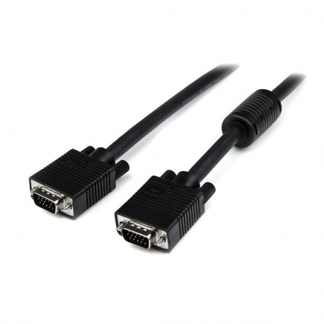 StarTech.com 1 ft Coax High Resolution Monitor VGA Cable HD15 M / M - VGA cable - HD-15 (M) to HD-15 (M) - 31 cm - molded - black - 6