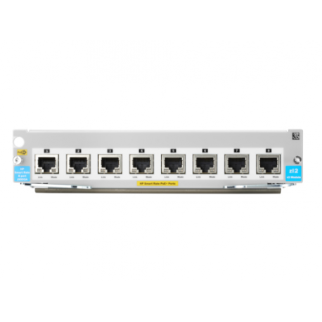 HPE - Expansion module - Gigabit Ethernet  /  10 Gigabit SFP+ x 8 - for HPE Aruba 5406R 16-port SFP+, 5406R 8-port 1 / 2.5 / 5 / 10GBASE-T PoE+  /  8-port SFP+ - 2