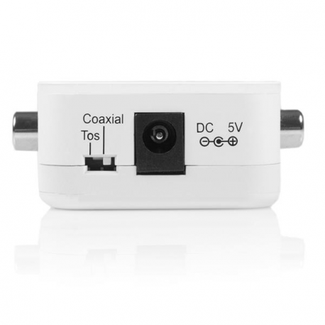 StarTech.com Two Way Digital Coax to Toslink Optical Audio Adapter Repeater - Coaxial / optical digital audio converter - white - for P / N: SVA5M3NEUA - 1