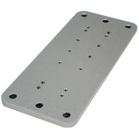 Ergotron - Mounting component (wall plate) - for monitor / keyboard - aluminium - for P / N: 80-105-064 - 1