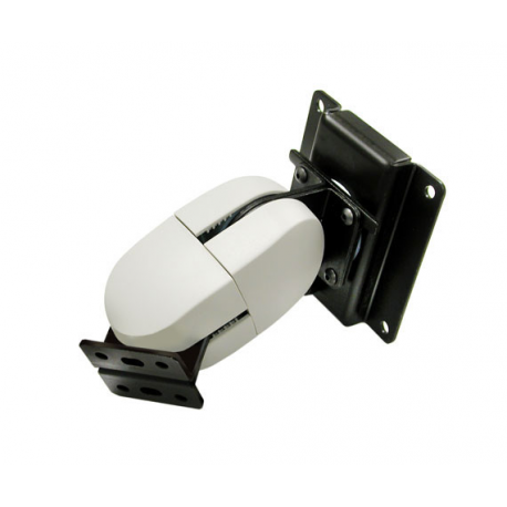 Ergotron 100 Series - Mounting kit (double pivot) - for flat panel - grey, black - screen size: up to 32" - 2