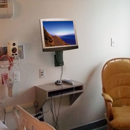 Ergotron Neo-Flex - Mounting kit (wall mount) - for flat panel - black - screen size: up to 27" - 3