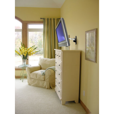 Ergotron LX HD Wall Mount Swing Arm - Mounting kit (swing arm) - for TV - aluminium - screen size: up to 49" - wall-mountable - 4