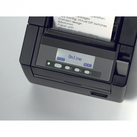 Citizen CT-S801II - Receipt printer - direct thermal - Roll (8.25 cm) - 203 dpi - up to 300 mm / sec - cutter - black - 1