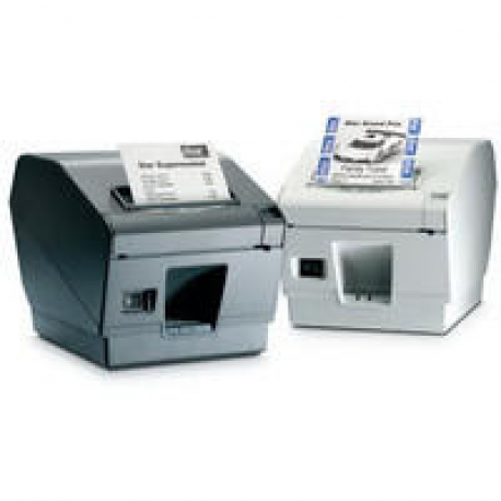Star TSP 743II - Receipt printer - two-colour (monochrome) - direct thermal - Roll (8.25 cm) - 203 x 406 dpi - up to 250 mm / sec - no interface - cutter - Star white - 2