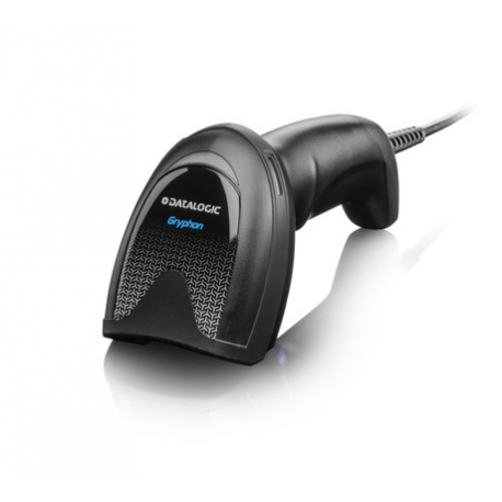 Datalogic Gryphon I GD4520 - High Density (HD) - Kit - barcode scanner - handheld - 2D imager - decoded - USB - 1