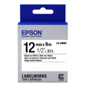 Epson LK-6YBVN - Vinyl - black on yellow - Roll (2.4 cm x 7 m) 1 cassette(s) label tape - for LabelWorks LW-1000, LW-300, LW-400, LW-600, LW-700, LW-K400, LW-Z700, LW-Z710, LW-Z900