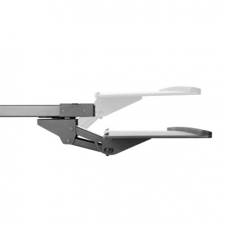 StarTech.com Under Desk-Mount Keyboard Tray - 26.4" Wide - Adjustable - Ergonomic Slide-Out Keyboard Shelf with Tilt and Swivel (KBTRAYADJ) - Keyboard drawer - under-desk mountable - black - for P / N: ARMBARDUOV, ARMBARTRIO2, ARMDUALSS, ARMDUALV, LTRISERP, MONSTADJDL, MONSTADQI - 2