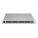Ubiquiti UniFi Switch USW-PRO-48-POE - Switch - Managed - 48 x 10 / 100 / 1000 (40 PoE+, 8 PoE++) + 4 x 10Gb Ethernet SFP+ - rack-mountable - PoE++ (600 W) - AC 120 / 230 V  /  DC 11.5 / 52 V