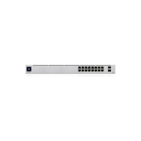 Ubiquiti UniFi Switch USW-16-POE - Switch - Managed - 16 x 10 / 100 / 1000 (8 PoE+) + 2 x Gigabit SFP - desktop, rack-mountable - PoE+ (42 W) - 2