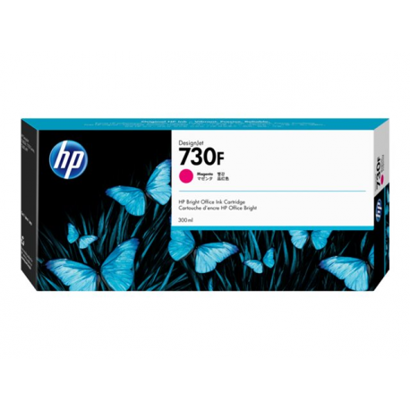 HP 730F - 300 ml - high capacity - magenta - original - DesignJet - ink cartridge - for DesignJet T1700, T1700 PostScript, T1700dr, T1700dr PostScript - 0
