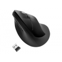 Kensington Pro Fit Ergo Vertical Wireless Mouse - Vertical mouse - ergonomic - right-handed - 6 buttons - wireless - 2.4 GHz - USB wireless receiver - black