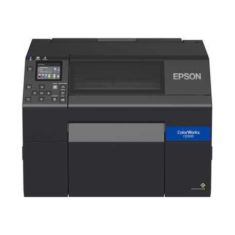 Epson ColorWorks CW-C6500Ae - Label printer - colour - ink-jet - Roll (21.59 cm) - 1200 x 1200 dpi - up to 85 mm / sec (mono) / up to 85 mm / sec (colour) - USB 2.0, LAN, USB 2.0 host - cutter - 0
