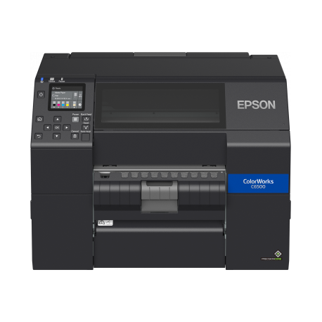Epson ColorWorks CW-C6500Pe - Label printer - colour - ink-jet - Roll (21.59 cm) - 1200 x 1200 dpi - up to 85 mm / sec (mono) / up to 85 mm / sec (colour) - USB 2.0, LAN, USB 2.0 host - peeler - 0