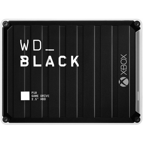 WD_BLACK P10 Game Drive for Xbox One WDBA5G0050BBK - Hard drive - 5 TB - external (portable) - USB 3.2 Gen 1 - black with white trim - 0
