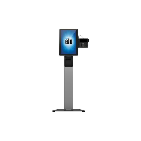 Elo Wallaby Self-Service - Stand - for point of sale terminal - black / silver - floor-standing - for I-Series (15.6 in, 21.5 in) - 0