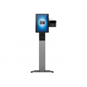 Elo Wallaby Self-Service - Stand - for point of sale terminal - black / silver - floor-standing - for I-Series (15.6 in, 21.5 in)