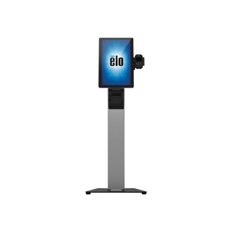 Elo Wallaby Self-Service - Stand - for point of sale terminal - black / silver - floor-standing - for I-Series (15.6 in, 21.5 in) - 2