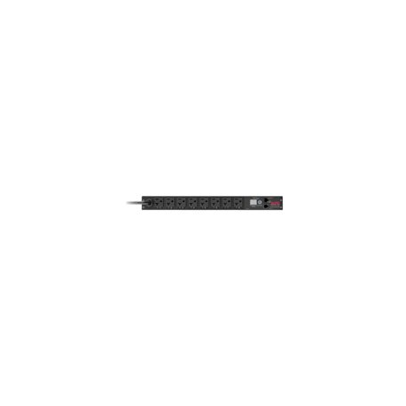APC Switched Rack PDU - Power distribution strip - AC 120 V - Ethernet 10 / 100 - input: NEMA L5-20 - output connectors: 8 (NEMA 5-20) - 1U - 19" - black - for P / N: AR3100, SU5000R5T-TF3, SU5000R5T-TF3-TU, SU5000R5XLT-TF3, SU5000R5XLT-TF3-TU - 0