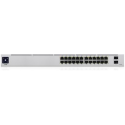 Ubiquiti UniFi Switch USW-24-POE - Switch - Managed - 24 x 10/100/1000 (16 PoE+) + 2 x Gigabit SFP - desktop, rack-mountable - PoE++ (95 W)