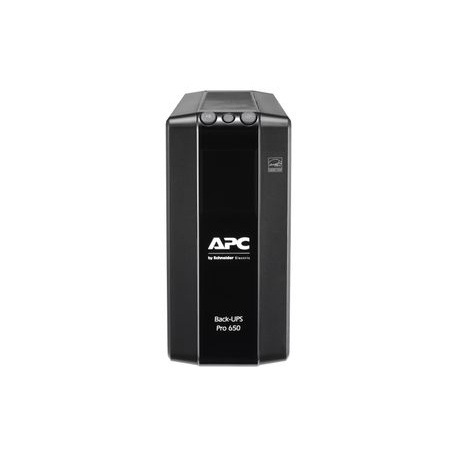 APC Back-UPS Pro BR650MI - UPS - AC 230 V - 390 Watt - 650 VA - USB - output connectors: 6 - black - 5