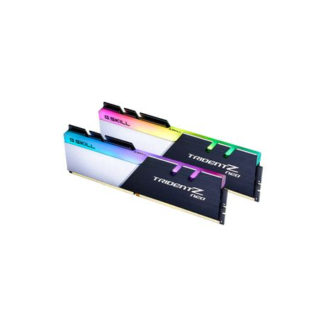 G.Skill TridentZ Neo Series - DDR4 - kit - 16 GB: 2 x 8 GB - DIMM 288-pin - 3600 MHz  /  PC4-28800 - CL16 - 1.35 V - unbuffered - non-ECC - brushed black, brushed aluminium black, powder coated silver - 1