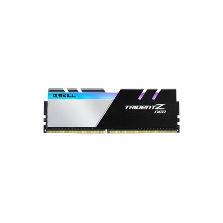 G.Skill TridentZ Neo Series - DDR4 - kit - 16 GB: 2 x 8 GB - DIMM 288-pin - 3600 MHz  /  PC4-28800 - CL16 - 1.35 V - unbuffered - non-ECC - brushed black, brushed aluminium black, powder coated silver - 3