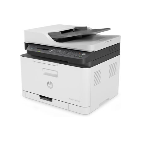 HP Color Laser MFP 179fnw - Multifunction printer - colour - laser - A4 (210 x 297 mm) (original) - A4 / Letter (media) - up to 18 ppm (copying) - up to 18 ppm (printing) - 150 sheets - 33.6 Kbps - USB 2.0, LAN, Wi-Fi(n) - 8