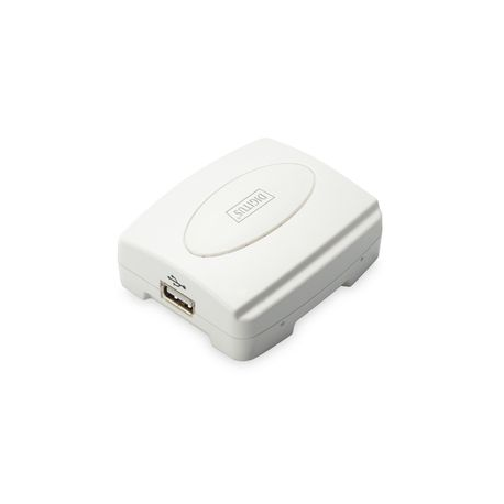 DIGITUS Fast Ethernet Print Server DN-13003-2 - Print server - USB 2.0 - 100Mb LAN - 100Base-TX - 1