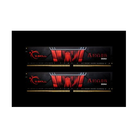 G.Skill AEGIS - DDR4 - kit - 16 GB: 2 x 8 GB - DIMM 288-pin - 3000 MHz  /  PC4-24000 - CL16 - 1.35 V - unbuffered - non-ECC - 2