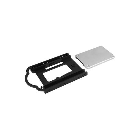 StarTech.com 2.5" HDD  /  SDD Mounting Bracket for 3.5" Drive Bay - Tool-less Installation - 2.5 Inch SSD HDD Adapter Bracket (BRACKET125PT) - Storage bay adapter - 3.5" to 2.5" - black - for P / N: M2E4SFF8643, PEX4SFF8643, U2M2E125 - 3