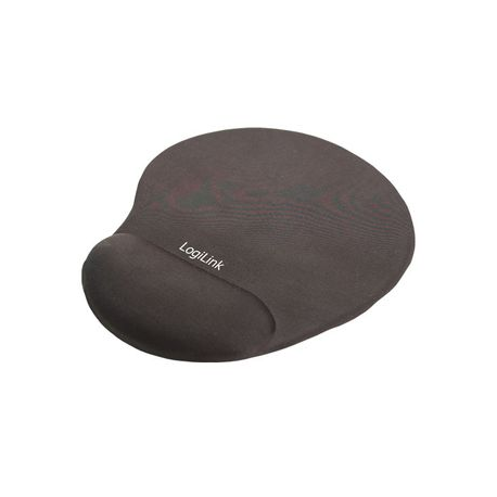 LogiLink - Mouse pad with wrist pillow - black - 2