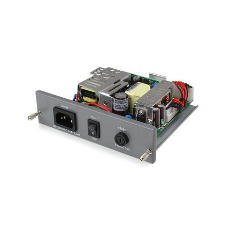 StarTech.com Redundant 200W Media Converter Chassis Power Supply Module for ETCHS2U (ETCHS2UPSU) - Power supply - hot-plug / redundant (plug-in module) - AC 115 / 230 V - 200 Watt - active PFC - for P / N: ETCHS2U - 4