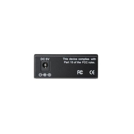 DIGITUS DN-82130 - Fibre media converter - GigE - 10Base-T, 100Base-TX, 1000Base-T - RJ-45 / SFP (mini-GBIC) - up to 80 km - 1