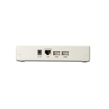 DIGITUS DN-13006-1 - Print server - USB 2.0 / parallel - 10 / 100 Ethernet - 2