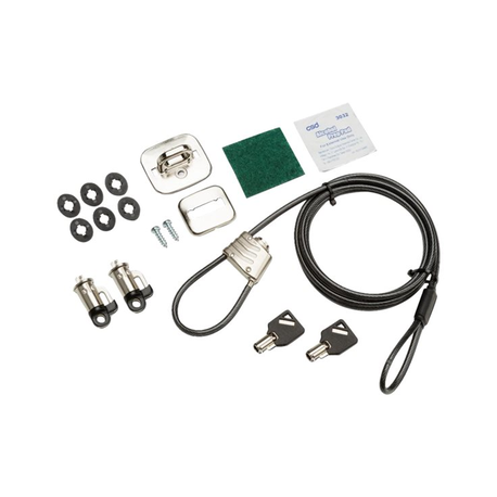 HP Business PC Security Lock v3 Kit - System security kit - for HP 280 G3, 280 G4, 285 G3, 290 G1, 290 G2, 290 G3; Desktop Pro A 300 G3, Pro A G2; EliteDesk 705 G4 (micro tower, SFF), 705 G5 (SFF), 800 G4 (SFF, tower), 800 G5 (SFF, tower); ProDesk 400 G5 (micro tower, SFF), 400 G6 (micro tower, SFF), 600 G4 (micro tower, SFF), 600 G5 (micro tower, SFF) - 0